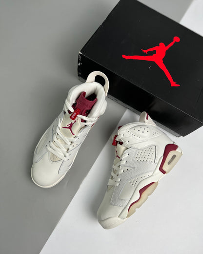AJ6 Retro Maroon