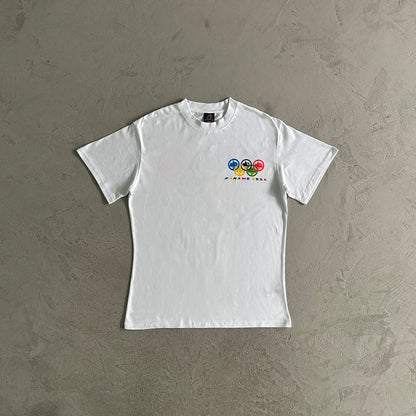 2024 Olympic Rings Short Sleeve-White