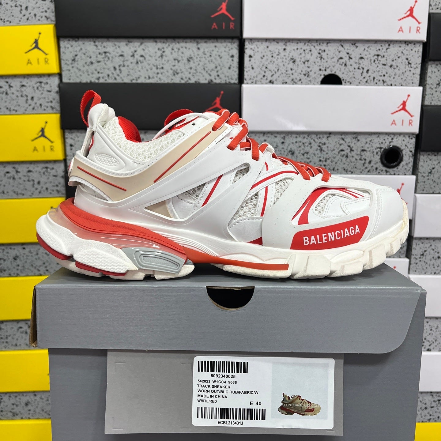 BLG Track White Red
