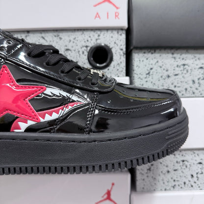 Bape STA Low Shark Face Black