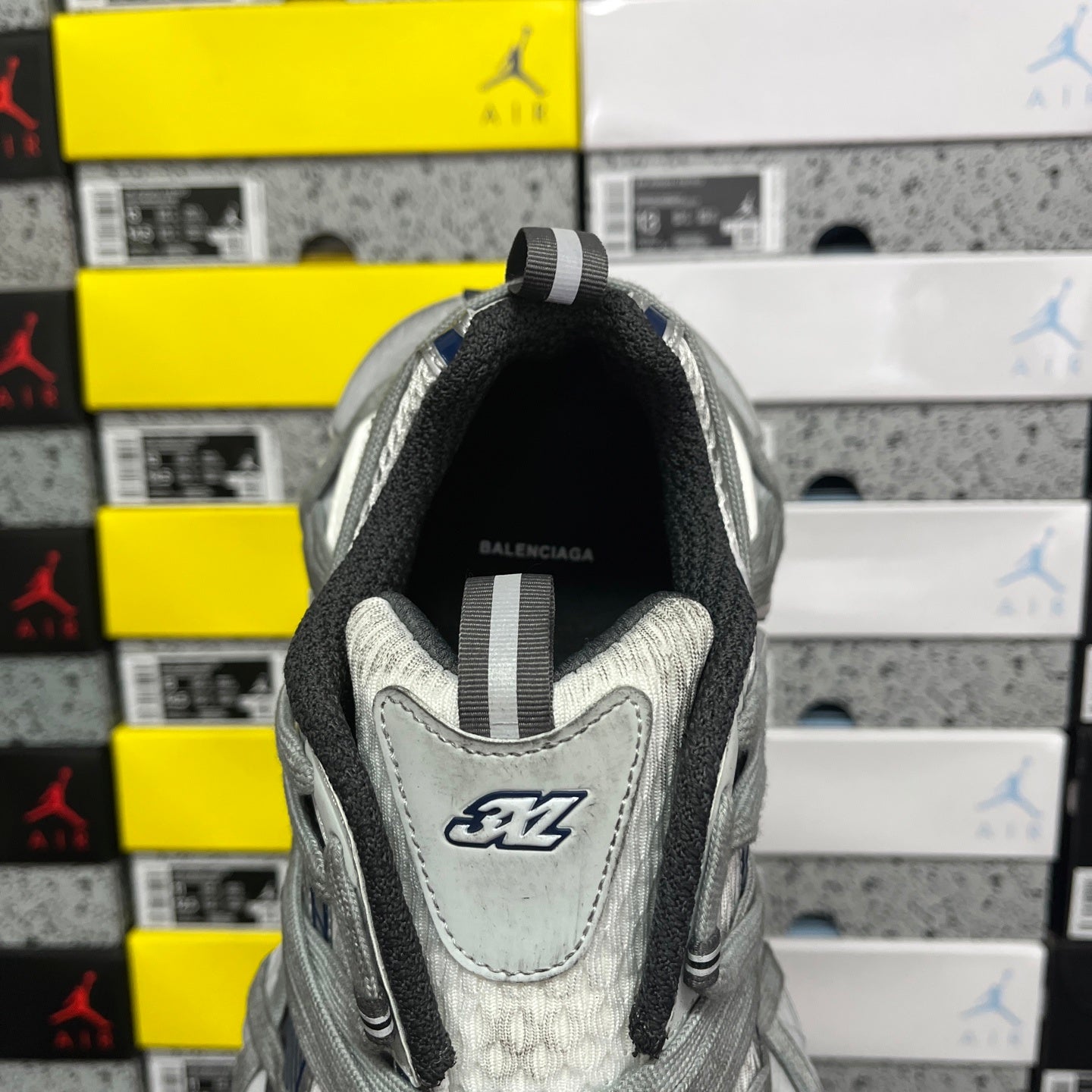 BLG 3XL White Grey Navy