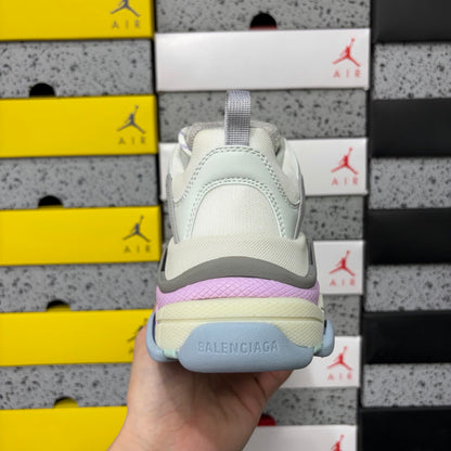 BLG Triple S White/Grey/Pink/Blue