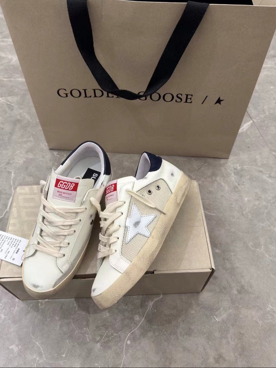 GDGS Superstar Silver Star Desert Body White