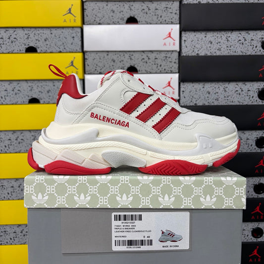 BLG Triple S x Adidas White/Red