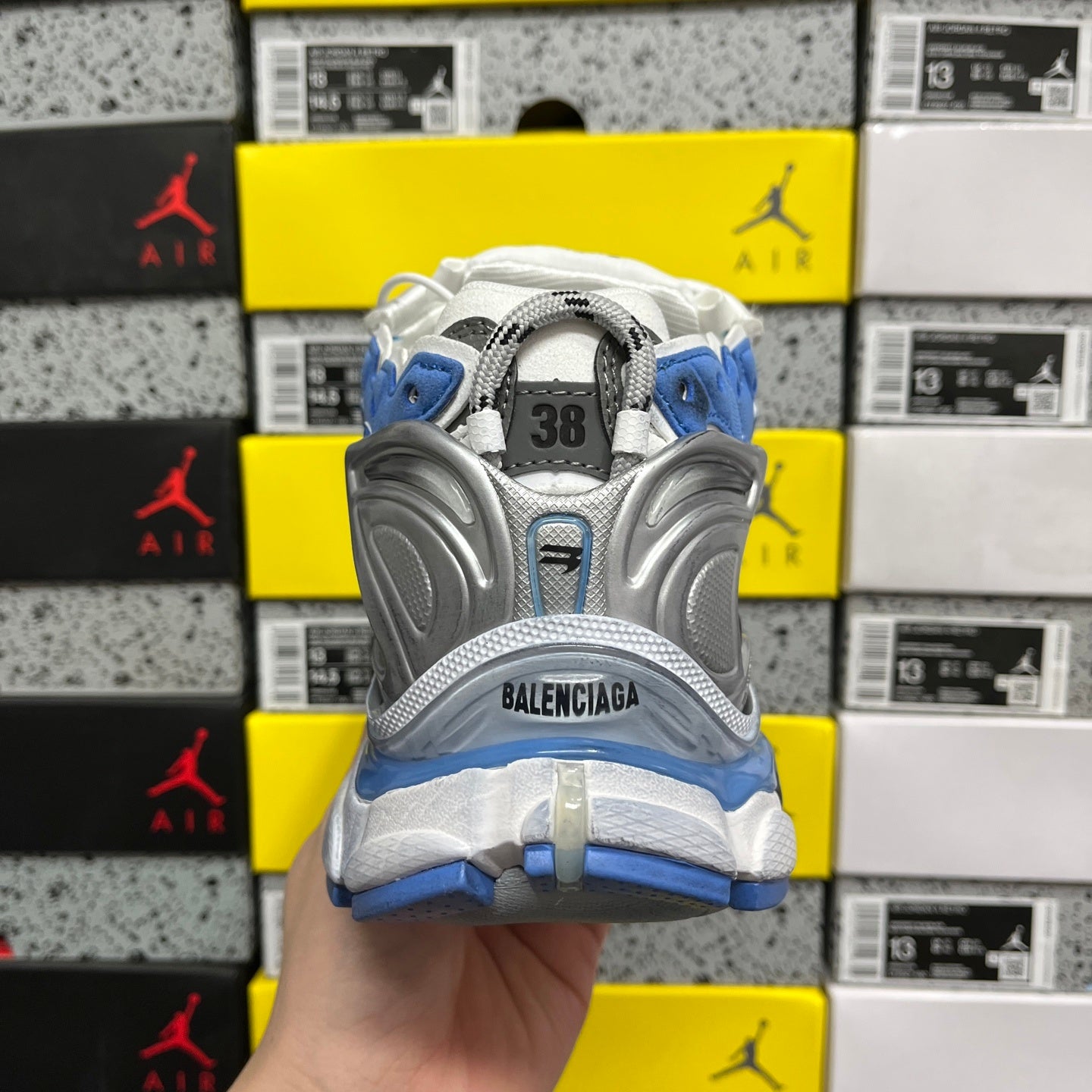 BLG Runner Grey/White/Blue
