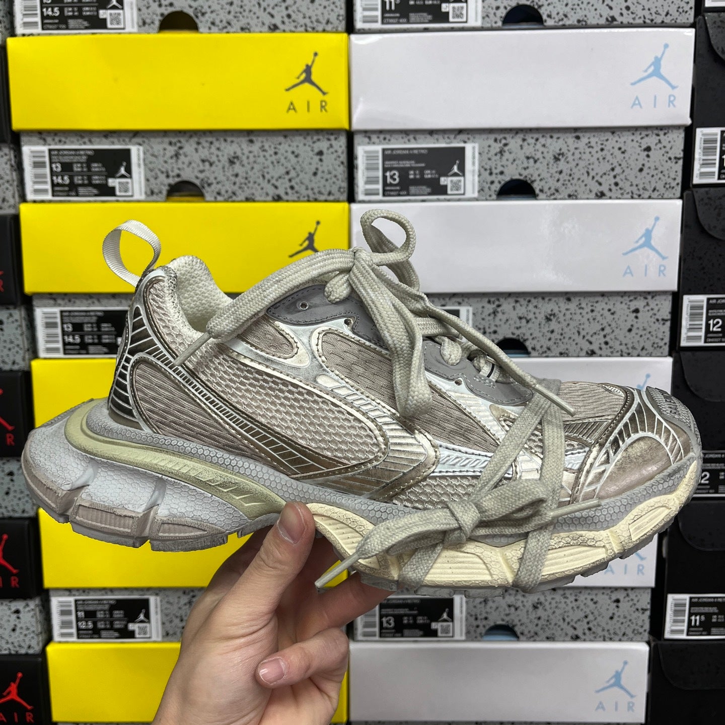 BLG 3XL Beige/Grey/White