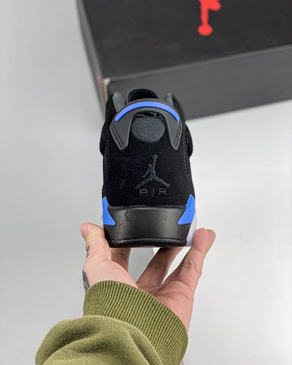 AJ6 Retro Black and Blue