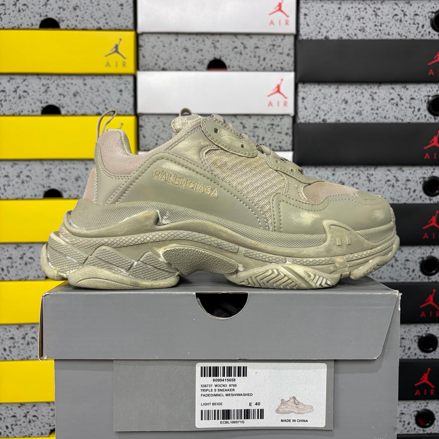 BLG Triple S Light Beige