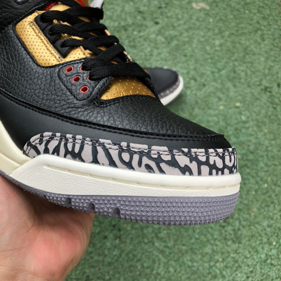 AJ3 Black Cement Gold