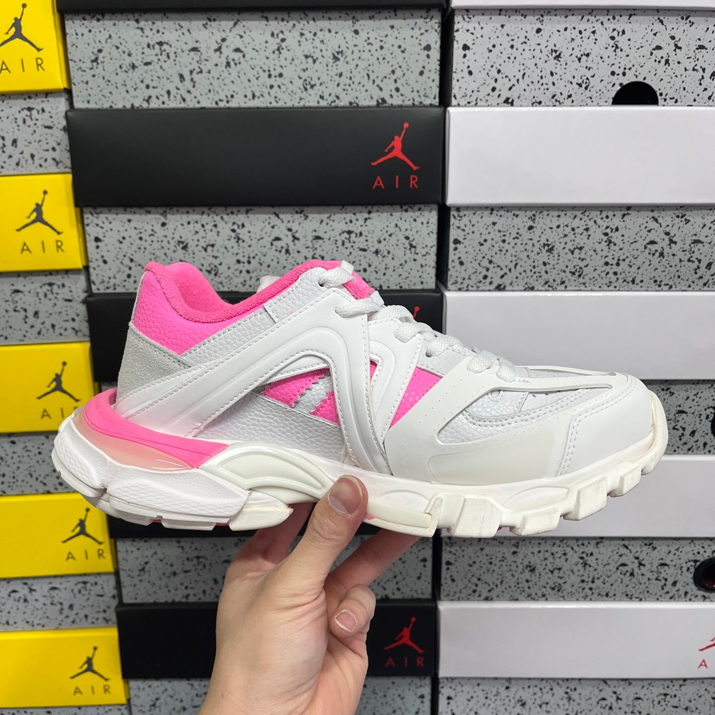 BLG Track x AD White Pink