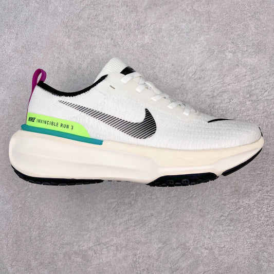 ZoomX Invincible Run Flyknit 3 White Black Picante Red Lime Blast