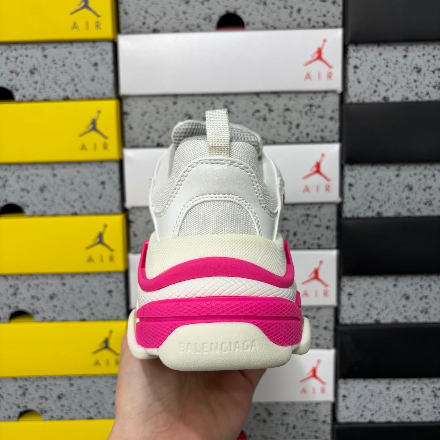 BLG Triple S White/Pink