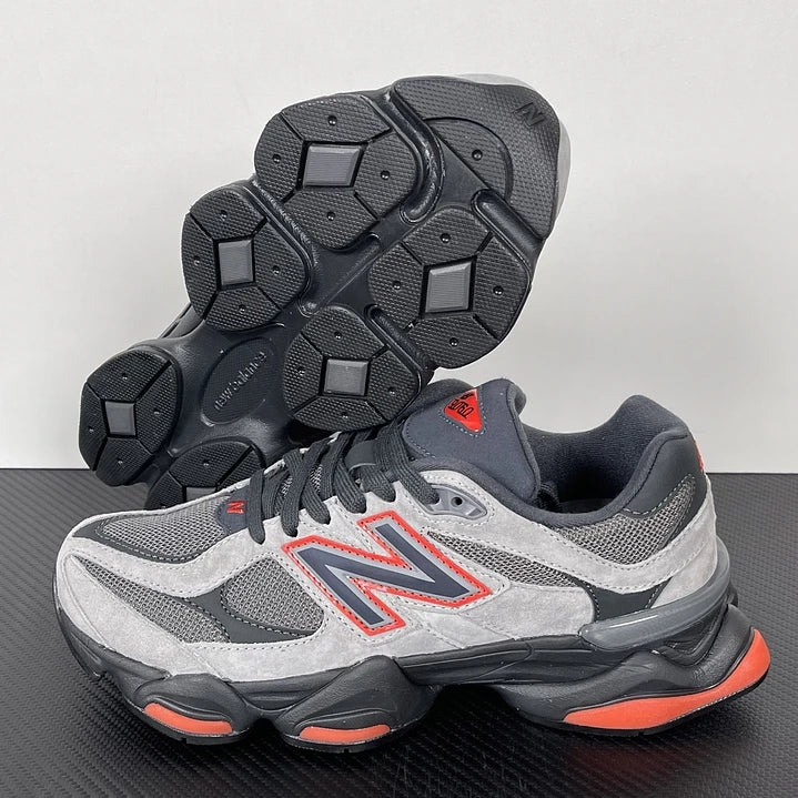 NB 9060 Grey Black & Red