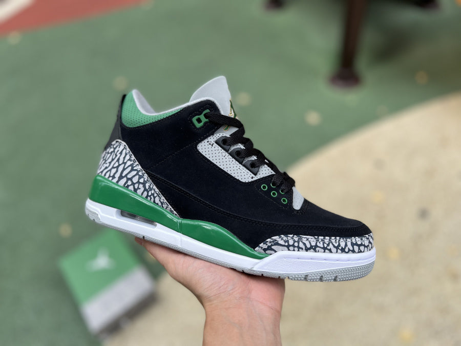 AJ3 Retro Pine Green
