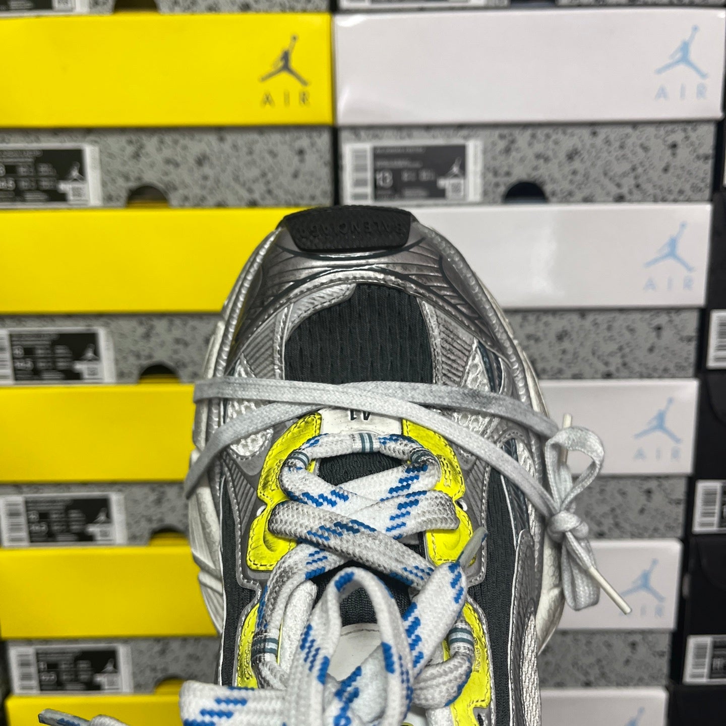BLG 3XL White/Blue/Yellow