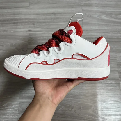 Curb White and Red