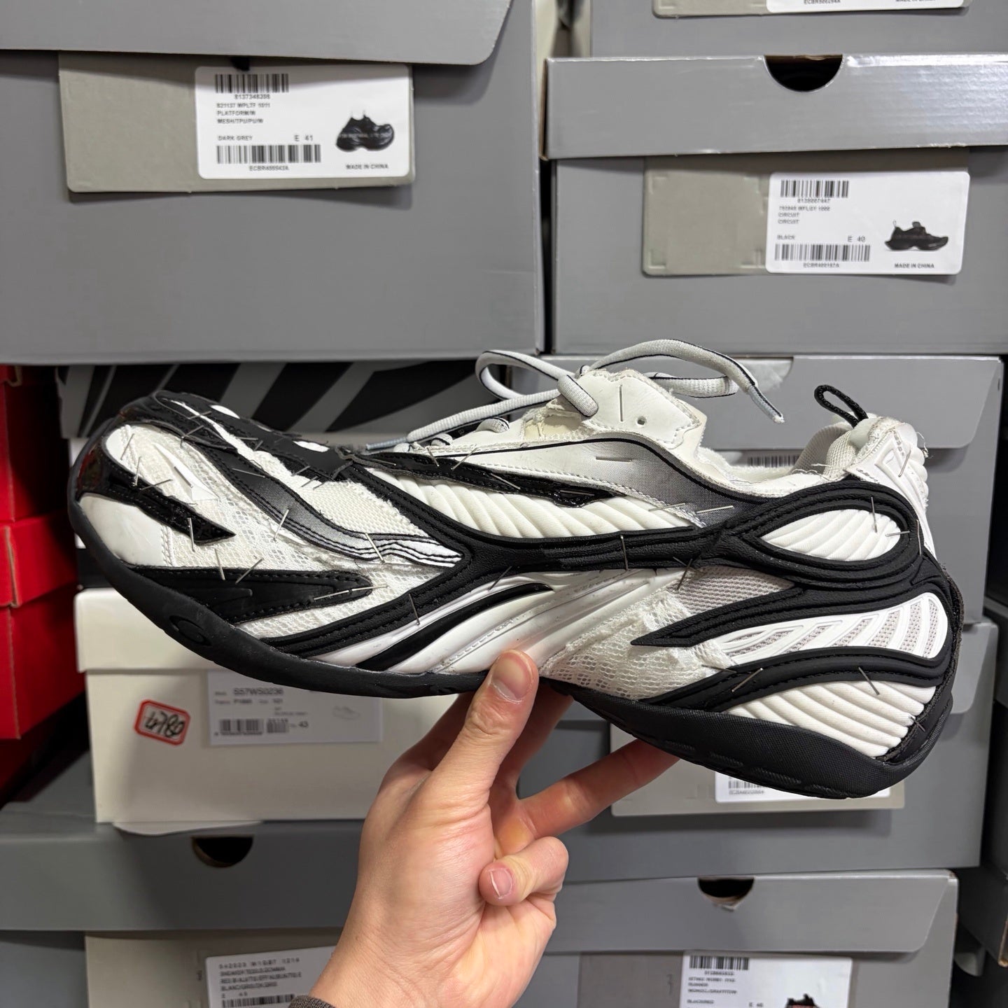 BLG Soleless Black/White