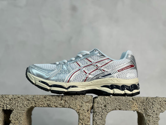 GEL-Kayano 12.1 Silver/Red
