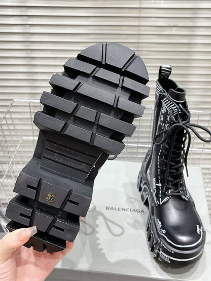 Bulldozer Boots Grafit White
