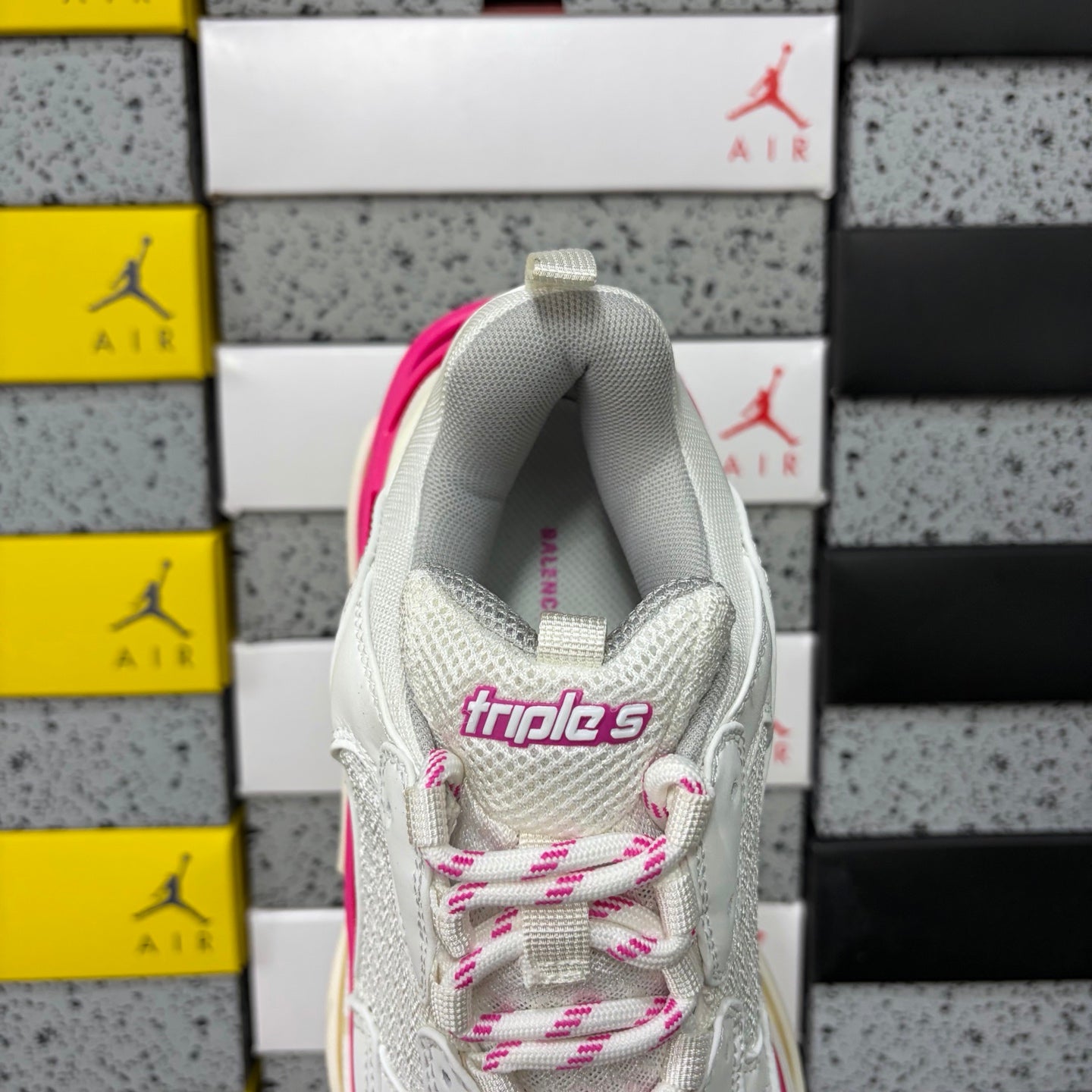 BLG Triple S White/Pink