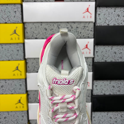 BLG Triple S White/Pink