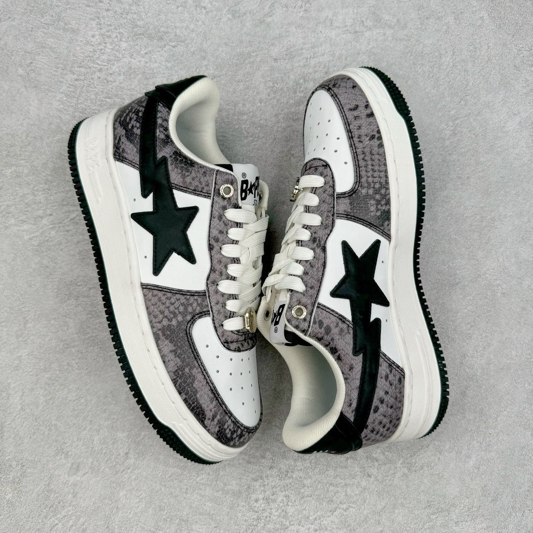 Bape STA Low Beige Snakeskin