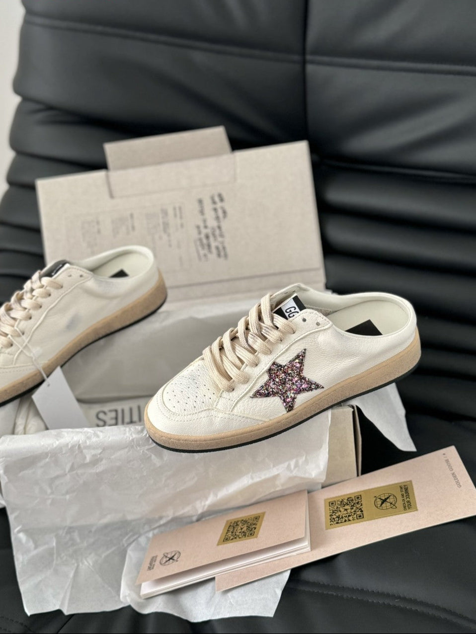 GDGS Super-Star Sabot Rock Star Pink Star Gum Sole