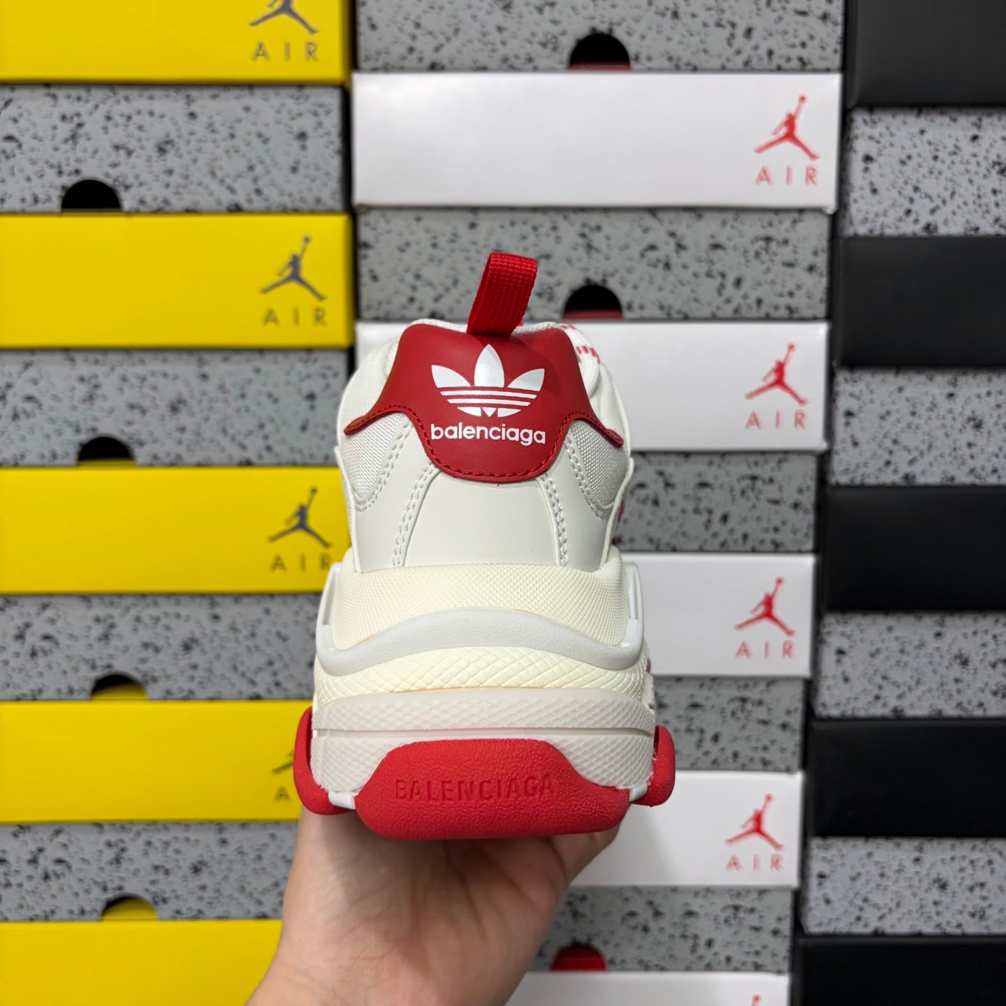 BLG Triple S x Adidas White/Red