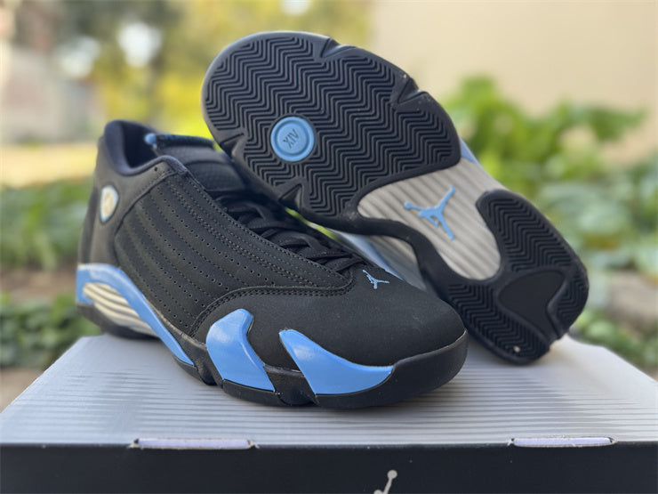 AJ14 Retro Black and Blue
