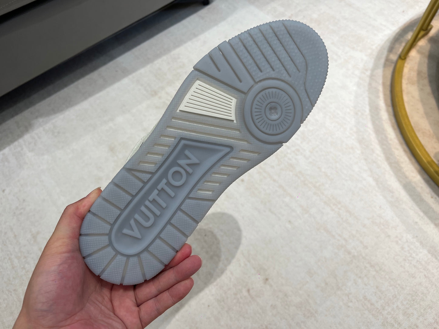 Trainer White and Gray