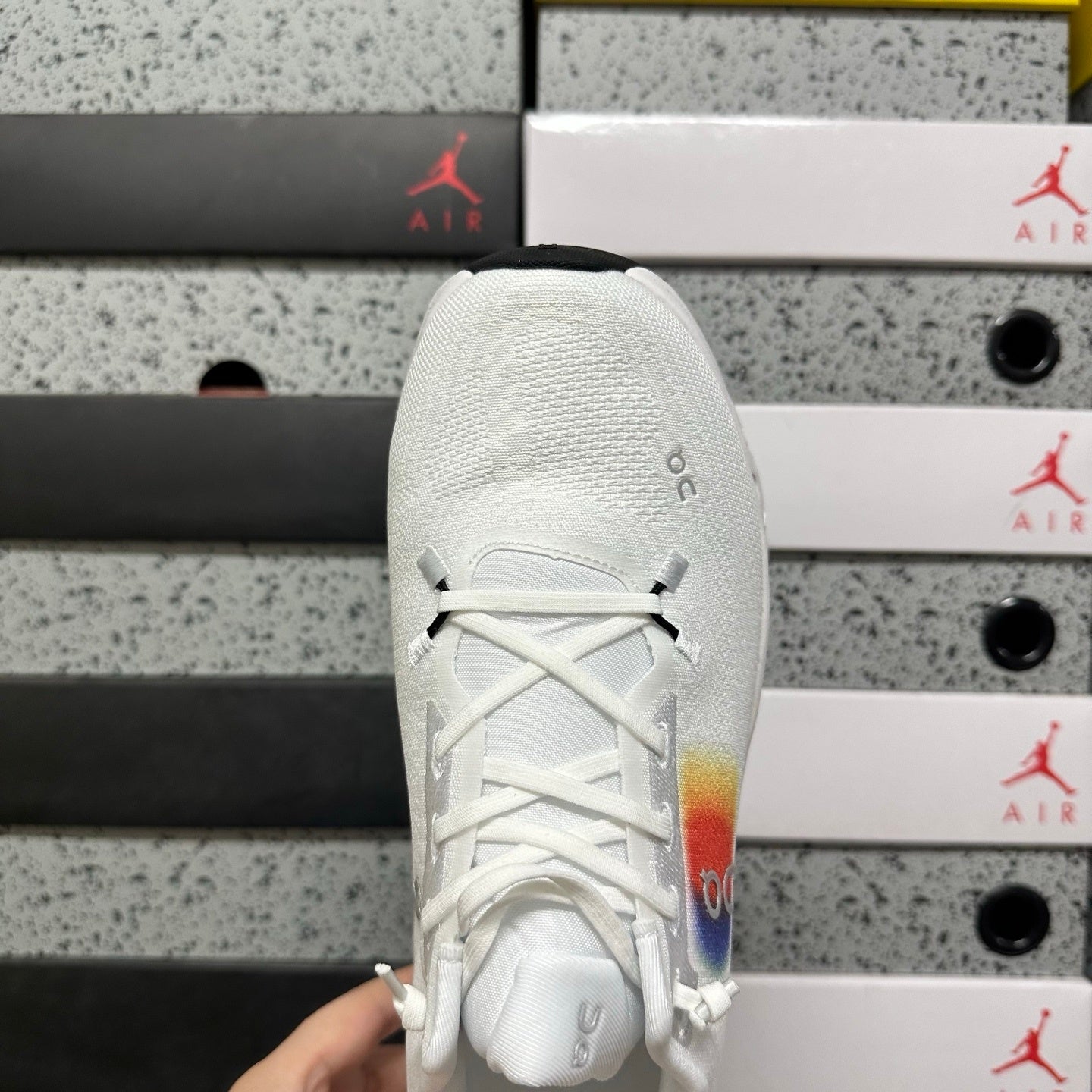 On Running Cloudtilt Remix Swiss Olympic Undyed White
