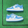Bape STA Low Blue and White