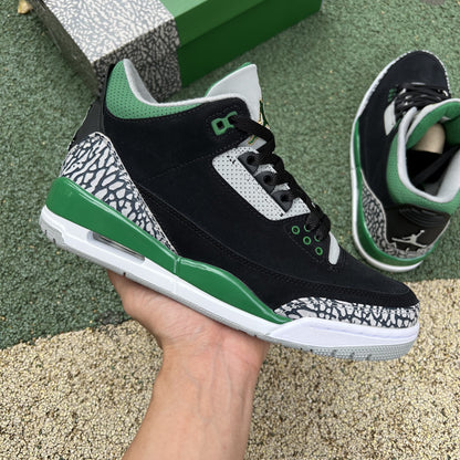 AJ3 Retro Pine Green