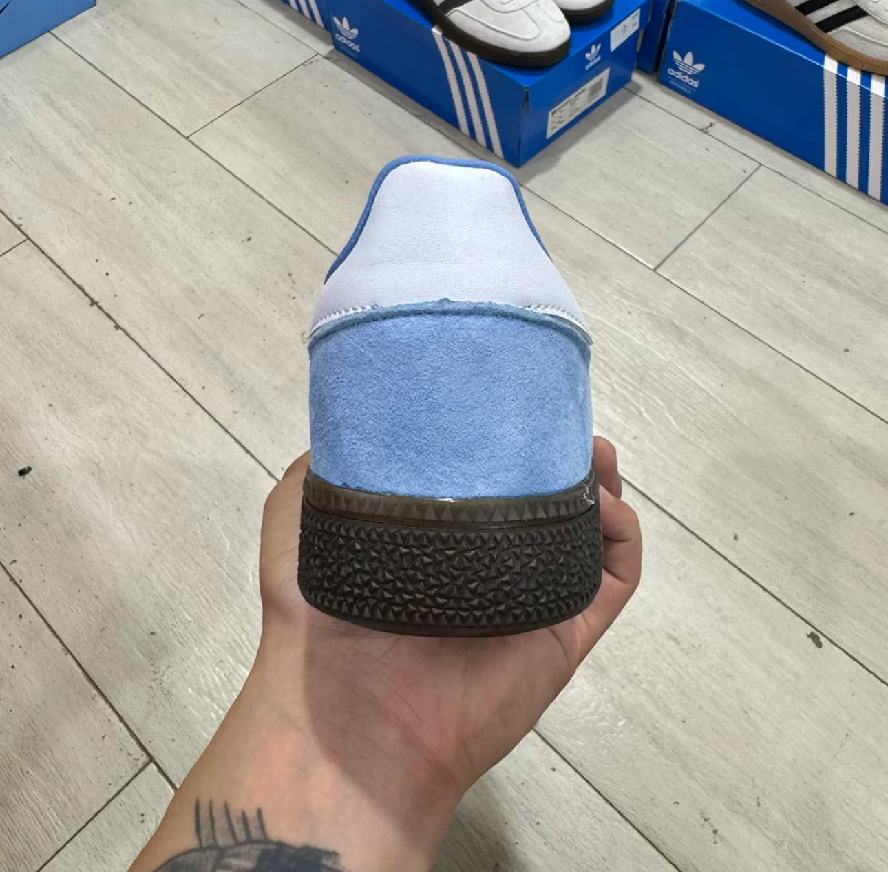 AD Spez Blue and White