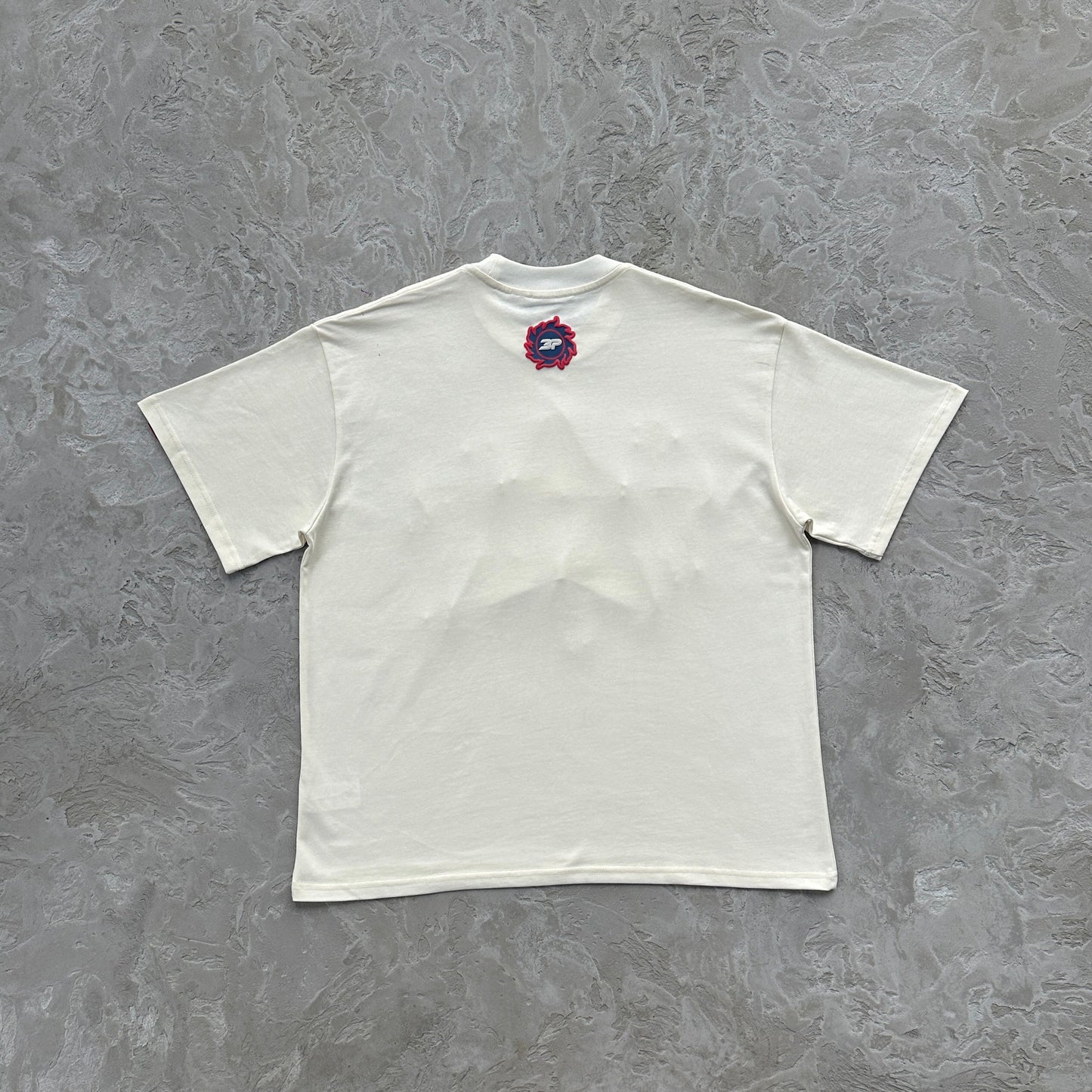 BPM star T-shirt- vanilla white