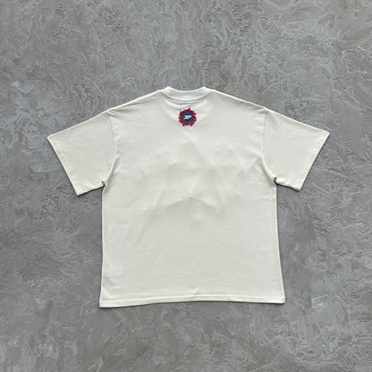 BPM star T-shirt- vanilla white
