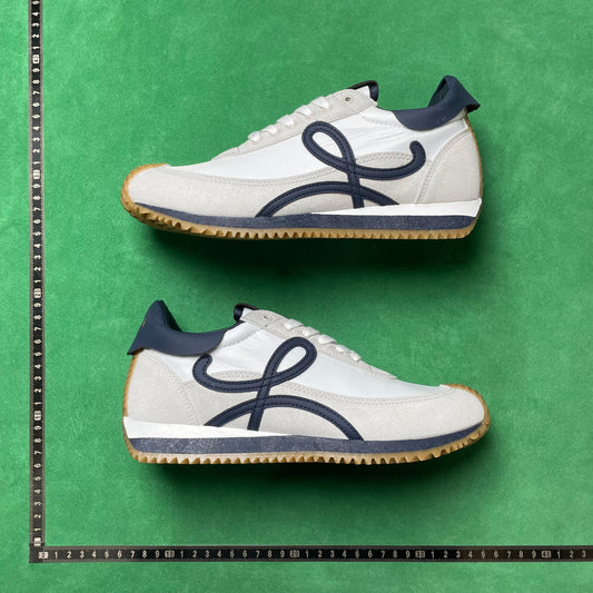 Flow Runner White and Blue Navy