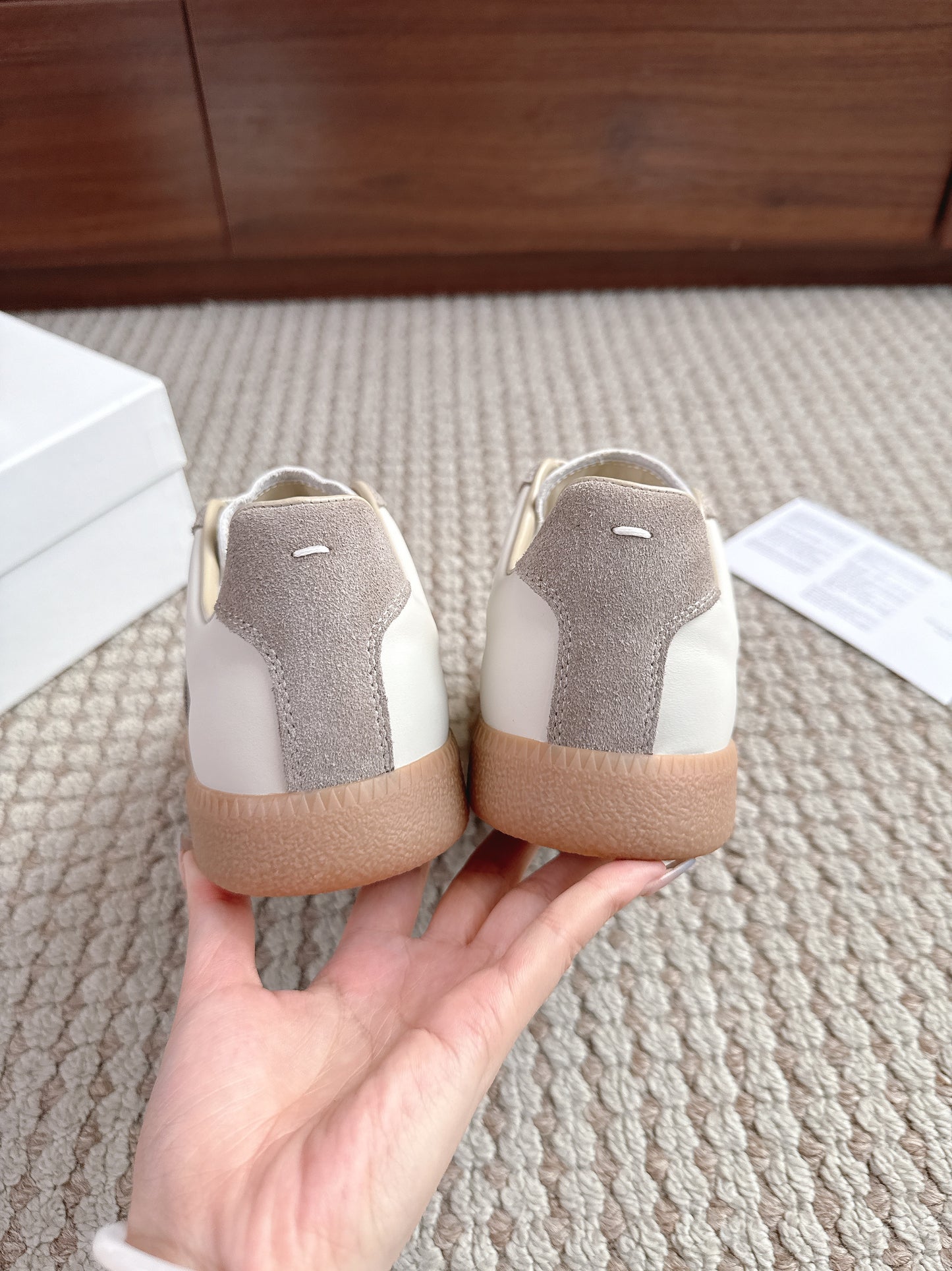 Maison White Brown Strap