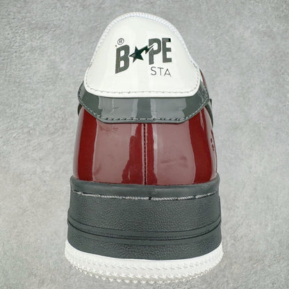 Bape STA Low Burgundy/Grey