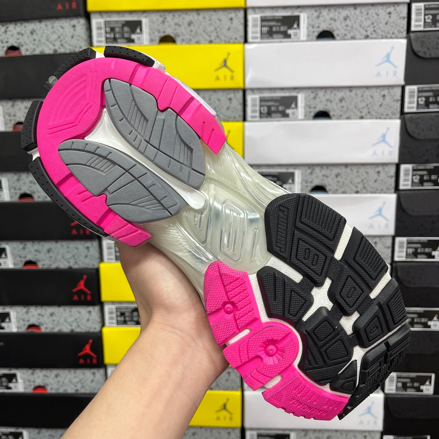 BLG Runner 7.0 White/Pink/Grey