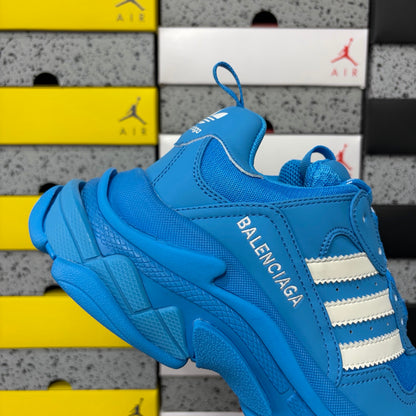 BLG Triple S x Adidas White/Blue