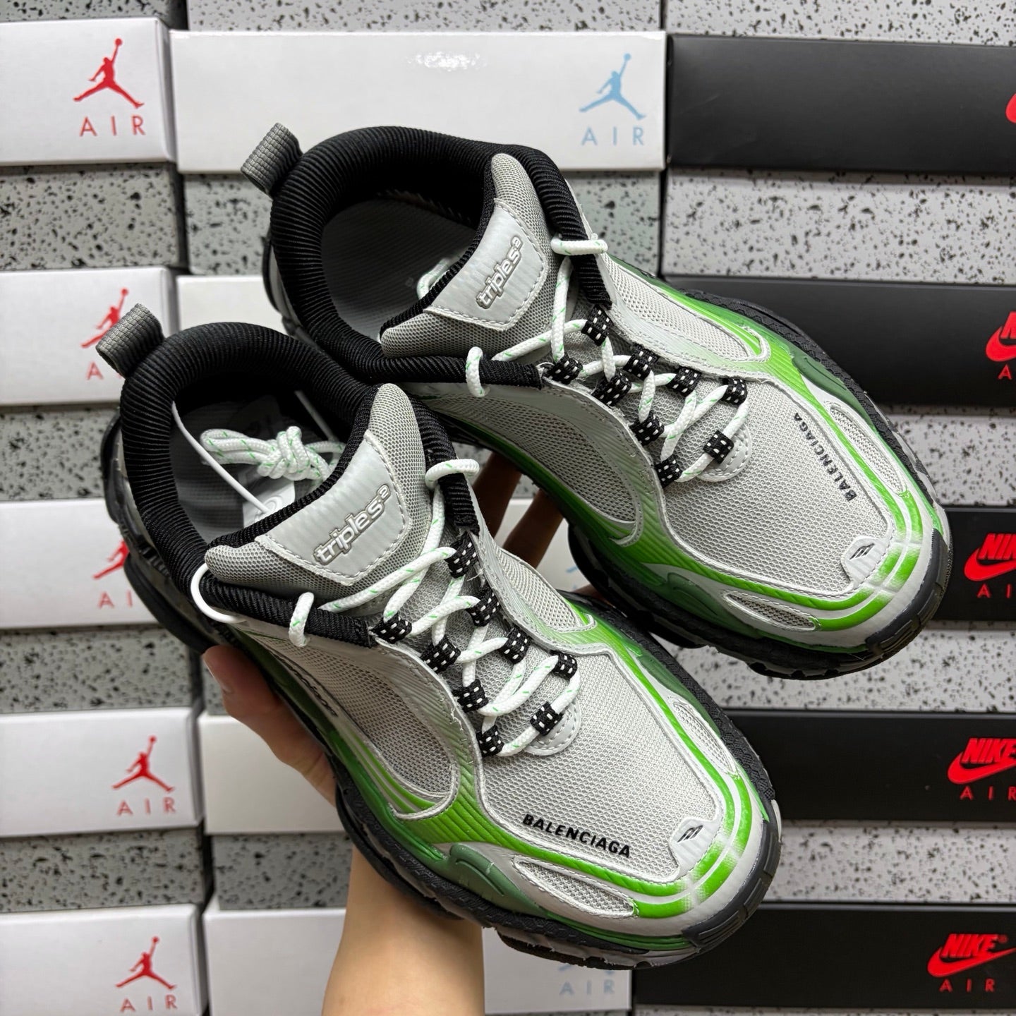 BLG Triple S.2 Black/Green/Grey