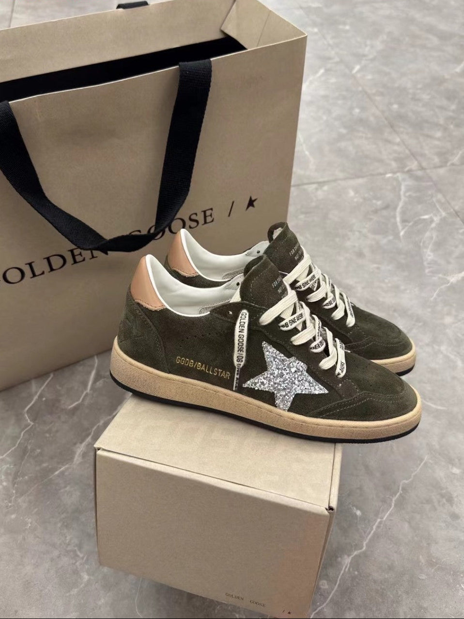 GDGS Ballstar Olive Salamon Shine Silver Star