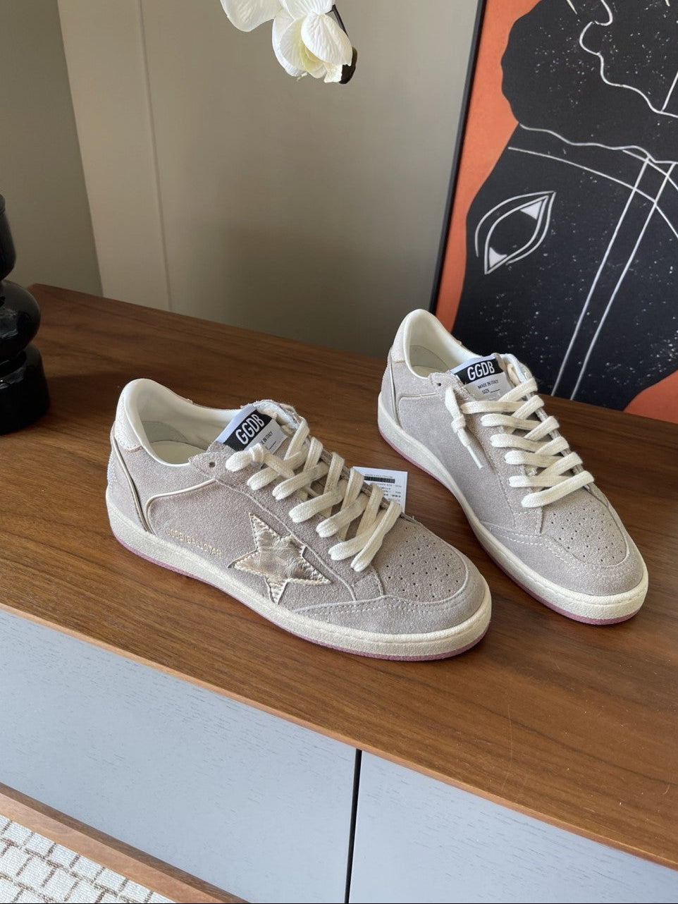GDGS Ballstar Gold Star Velut Brown