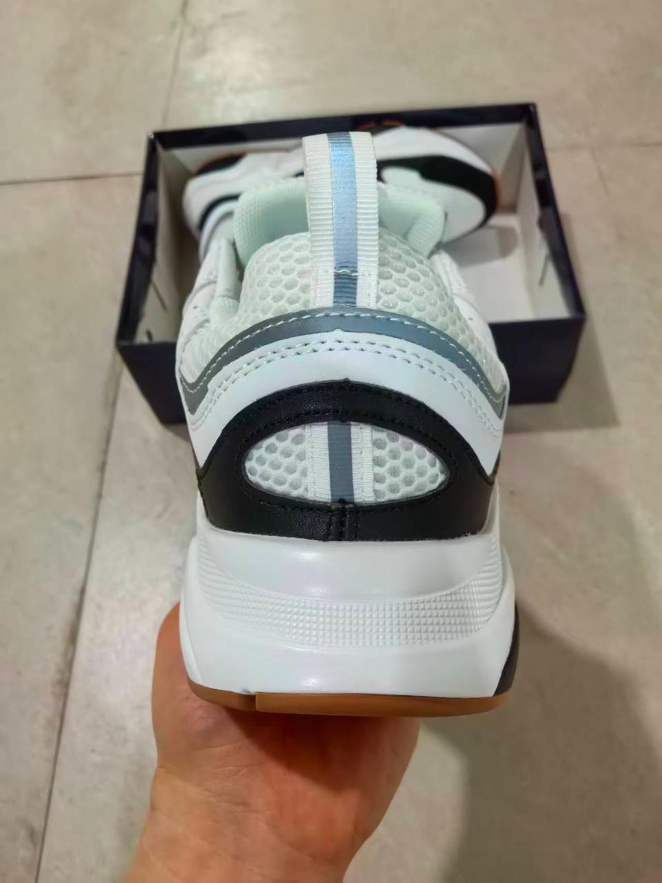B22 White Blue and Black