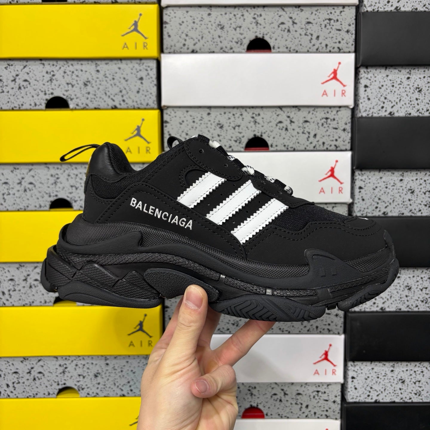 BLG Triple S x Adidas White/Black