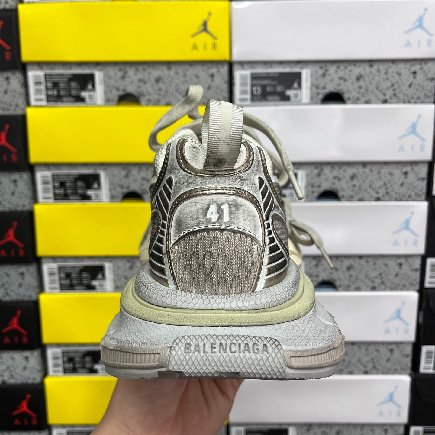BLG 3XL Beige/Grey/White