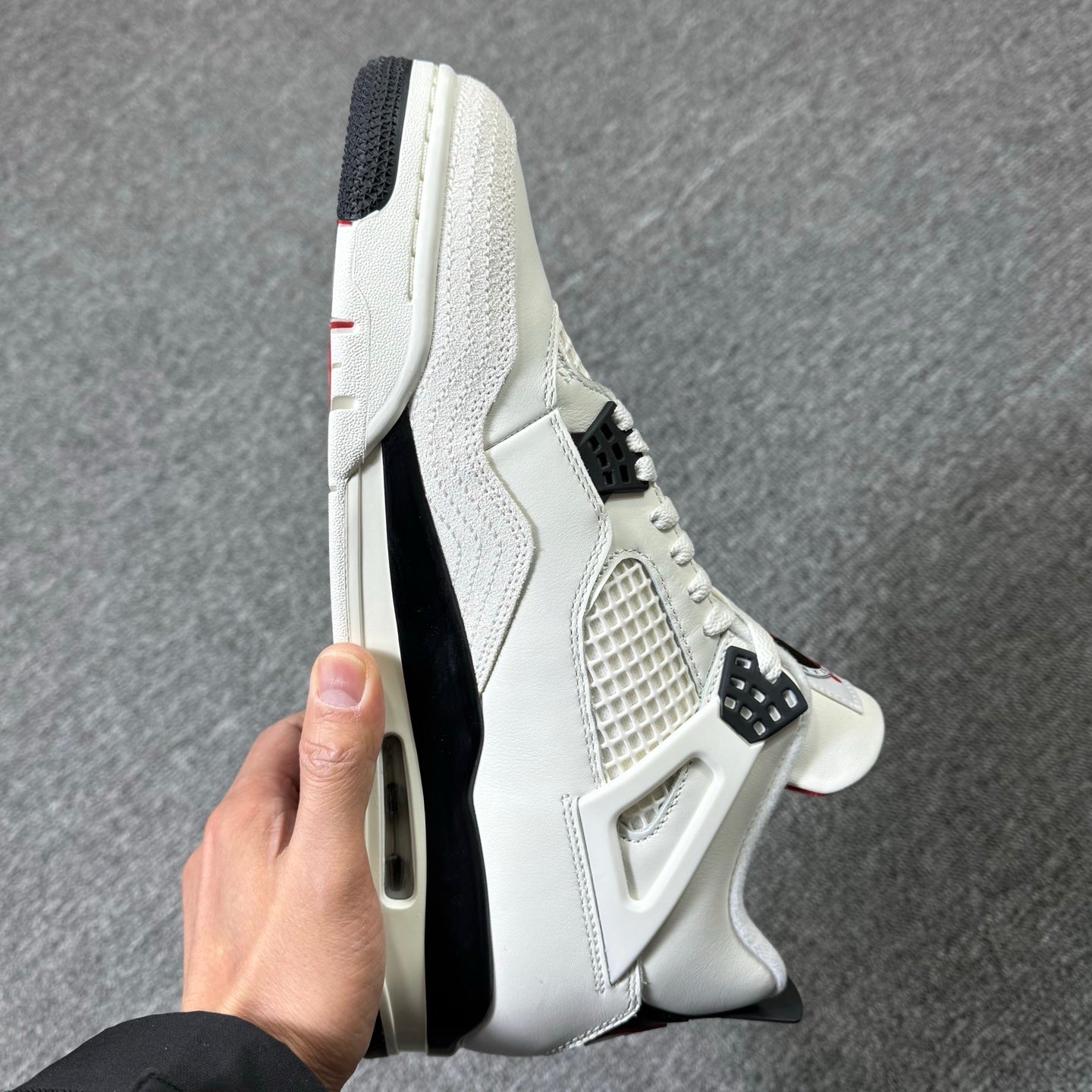 AJ4 Military Black