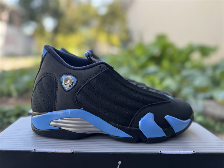 AJ14 Retro Black and Blue