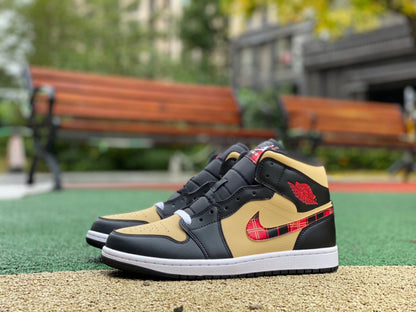 AJ1 MID Tartan Swoosh